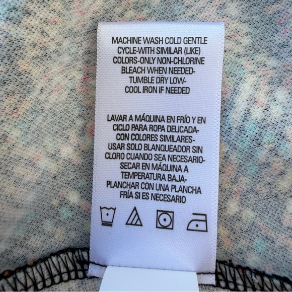 BONGO Multicolor Knit Top with Speckled Print - Picture 9 of 10